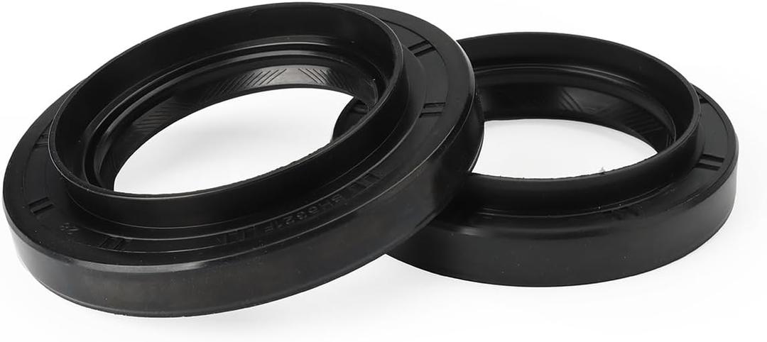 2pcs 90311-47027 90311-47013 Differential Carrier Front Seal & Front Drive Axle Shaft Oil Seal Set Drive Axle Shaft Seal for Toyota 4Runner Sequoia Tundra Tacoma, for Lexus GX460 LX570 GX460