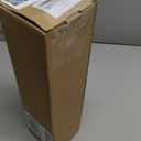 32 oz Glass Water Bottle with 2 Lids-Handle Straw Lid & Bamboo Lid,1 Liter Motivataional Tumbler Water Bottle Time Marker, Borosilicate Glass Water Bottles With Silicone Sleeve, Leakproof (Amber)