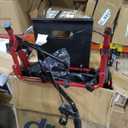Drive Medical 795BU Duet Folding Transport Wheelchair and Rollator Walker, Burgundy