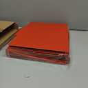 Skyygemm 12 Pcs Classification Folders Letter Size, 1 Divider Pressboard File Folder with Fasteners, Expanding File Organizer Bulk for School Teachers, Office Employee, Coworker, Staff (Red)