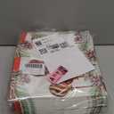 100Pcs Christmas Paper Napkins Xmas Hanging Ball Pine Cone Disposable Luncheon Napkins Holiday Dinner Hand Napkin for Winter Home Kitchen Bathroom, 6.5 x 6.5 Inch