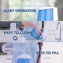 Vicks Warm Mist Humidifier Filter-Free 1-Gal Tank, Auto Shut-Off, Night Light, VapoPad and VapoSteam Compatible