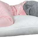 Supportive Full Body Pillow Contours to Body Soft Pillow Extra Long Pillow for Bed All Sleep Positions Pregnancy Pillows Back Leg Pillow Washable