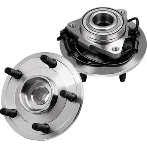515126 2PC Front Wheel Hub and Bearing Assembly for 2009 2010 2011 Dodge Ram 1500 (from 12/08/2008)