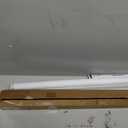 No Drill Zebra Blinds for French Door, 24 5/8" W x 72" L, White
