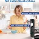 VTech LS6331-2 Expandable Cordless Phone 2 Handsets with DECT 6.0 Desk/Wall Mountable Transmitter, Bluetooth Connect-to-Cell, Full Duplex Handset Speakerphone, Landline Phone with Smart Call Blocker