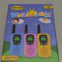 Walkie Talkies for Kids Toys Valentines Day Gifts for Kid Boys Girls 4-6, 3 Miles Range Walkie Talkie to Camping, Outdoor, 4 Year Old Girl Birthday Gifts for 3 4 5 6 7 8 9 Year Old Boy Girl Gifts (Blue&Pink&Yellow)