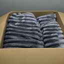 Intelligent Design King Comforter Set, Plush Bedding, Microfiber Reverse, 3 Piece, Lightweight, Super Soft Ribbed Velvet Comforter 2 Shams, All Season Fluffy Bed Set, Avril, King/Cal King Grey Ombre