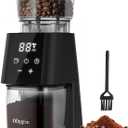 Ollygrin Electric Conical Burr Coffee Grinder, Coffee Grinder with 30 Grind Settings, Touchscreen Coffee Grinder for Home Use, Compact Coffee Bean Grinder for Espresso, Drip, French Press