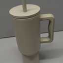 Simple Modern 40 oz Tumbler with Handle and Straw Lid | Leak-Proof Insulated Stainless Steel Water Bottle Travel Mug Cupholder Use | Gifts for Women Men Him Her | Trek Signature | Almond Birch