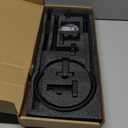 KLJKPA Matte Black Bathroom Accessories Set, 4 Pieces Bathroom Hardware Set, 16 inch Towel Bar, Towel Racks for Bathroom, Robe Towel Hooks, Toilet Paper Holder Wall Mounted