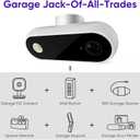 OCCHI Smart Garage Door Opener Remote, Garage Camera, Security+ 2.0 System Compatible, Garage Door Open/Close Control, 2.4Ghz WiFi Only, Compatible with Alexa, No Monthly Fee, Powered by Ampoza