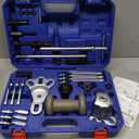 WORKPRO 9-Way Slide Hammer Puller Set, 27-Piece Slide Hammer Kit, Wheel Bearing Removal Tool for Front Hub & Rear Axle, Heavy Duty Bearing Puller Set with Carry Box