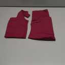 SUUKSESS Women 2 Piece Workout Sets Hidden Scrunch Butt Lifting Biker Shorts Square Neck Tank Tops (X-Small, Purple)