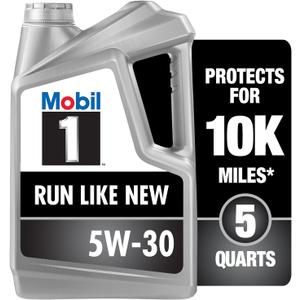 Mobil 1 Advanced Full Synthetic Motor Oil 5W-30, 5 Quart