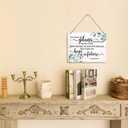 3 x Bible Verse Printed Wood Plaque Sign Wall Hanging, Home Wall Decor For I Know the Plans I Have For You Scripture Rustic Hanging Wall Plaque Wood Signs, Jeremiah 29:11 Christian Sign