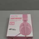 S30 Gaming Headset with Microphone,198g Lightweight Design, Wired Gaming Headphones for Xbox, Xbox Series X|S, PS5, PS4, Switch, PC, Noise Cancelling Mic, Soft Earmuffs (Pink)