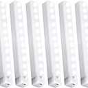 6 Pack Under Cabinet Light,Motion Sensor Rechargeable LED Lights with Magnetic,Indoor Wireless Closet Lights for Kitchen, Cabinet,Stairs