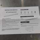 hykolity 110W 8FT LED Shop Lights Ultra Slim LED Wraparound, 12600lm 5000K LED Strip Lights, 8 Foot Flush Mount Warehouse Garage Office Ceiling Light Fixture, Fluorescent Tube Replacement, ETL, 2 Pack (Black-1CCT)