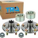 TRQ 2 Piece Front Wheel Bearing & Hub Kit Set Compatible with 2001-2003 Acura CL 2002-2006 RSX 1999-2003 TL 1998-2002 Honda Accord 2002-2004 CR-V 2003-2011 Element