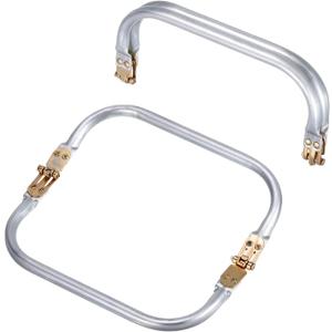 uxcell Metal Purse Frame 2Pcs, 7.1" Rectangle Lock Frame Kiss Lock Clasp Bag Frame Hardware Replacements for DIY Purse Handle Bag Making Sewing Craft Carpet