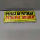 10 x Student Driver Magnet for Car - Upgraded Please Be Patient Student Driver Vehicle Bumper Magnetic Sticker, Stronger Magnetic New Student Driver Safety Warning Reflective Signs for Beginner, Set of 3