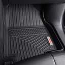 Tesson Floor Mats & Trunk Mat for Nissan Murano 2025 2026,All Weather Protection Accessories Custom Full Set Liners Include 1st & 2nd Row Automotive Floor Mats TPE Winter Slush Car Liner Black