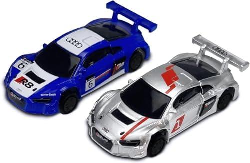 AGM MASTECH 1:87 Scale Slot Car Racing Vehicle for Mini Deluxe Block Building N GD Serie Race Set (GD-C1920) 2PC