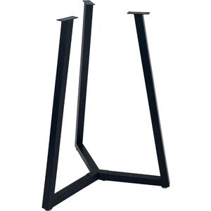 Round Metal Coffee Table Legs,16 Inch Black Iron Dining Table Base Only,Circle End Table Legs