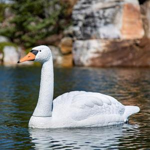 Aquascape Floating Swan Decoy for Koi and Fish Ponds 2 Pcs | 74014