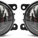 Front Fog Light Assembly Compatible with Impreza 2012-2019/ Outback 2010-2012/ Forester 2014-2017/ WRX & WRX STI 2015-2017 Pair Fog Lamp 33900-T0A-A01 4F9Z15200AA