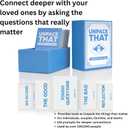 UNPACK THAT Conversation Cards  125 Deep Questions for Better Communication & Closer Bonds | Perfect for Couples, Families and Friends