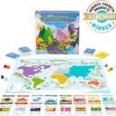 The World Game - Fun Geography Board Game - Educational Game for Kids & Adults - Cool Learning Gift Idea for Teenage Boys & Girls, 2-5 Players