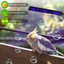 UVB Light for Birds, Full Spectrum LED Bird Cage Light for Parrot