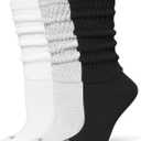 HUE Womens Slouch Socks Crew Boot Chunky Ribbed Cotton Scrunch