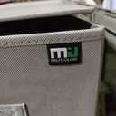 MIU COLOR Trunk Organizer for Car, Car Organizer, Sturdy Trunk Organizer for SUV, Non-Slip Bottom, Storage Organizer for Sedans, Van, Jeep, Grocery, Large 3 Compartments, Blue 32"×13"×10.6"