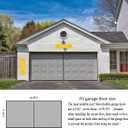 LIAMST Garage Door Screen 16 * 9FT2 Car Garage Doors- Reinforced Fiberglass Door Screen,Stronger High Energy Magnets Magnetic Screen Door