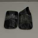 Silicone Air Fryer Liners for Ninja - Reusable DZ201 8QT Dual Basket - Rectangular 2-Pack Vacuum-Packed Easy-Clean Dishwasher-Safe Food-Safe for Home Chefs - Housewarming Gifts (Black)