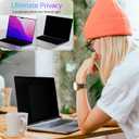 Peslv Magnetic Privacy Screen for MacBook Pro 16 Inch (2021-2026, M1, M2, M3, M4, M5), 16inch Removable Matte Anti Blue Light Glare Private Filter Protector for Mac Pro 16.2" Laptop