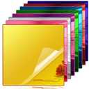 Adrattnay Acrylic Mirror Sheets 1/8 Thick, 8Pack 8"x 8" Plexiglass Sheets Mirror Panels for Laser Cutting & Engraving, Glossy Acrylic with Protective Film for DIY Crafts