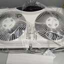 Bionaire Window Fan with Reversible Airflow Blades 3-Speed Settings, Programmable Thermostat, LED Display, Remote Control, Fits 2436" Windows, No Assembly Required