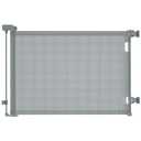 Retractable Baby Gates, Mesh Dog Gate for Doorways, 33.6" Tall, Expands to 55" Wide,Pet Safety Essential Fit for Baseboards, Wide Toddlers Gates for Hallways, Indoor & Outdoor,Grey