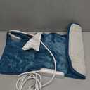 Comfytemp Weighted Heating Pad for Back & Period, FSA Eligible Electric Heat Pad, Valentines Day Birthday Gifts for Mom Dad Women Men, 2.2 lb HSA Approved Neck Shoulder Heated Pad, 2H Auto-Off, 12x24 (Navy Blue)