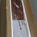 Ceiling Fan With Remote and Wall Control, 60 inch Wood Ceiling Fan with 3 Walnut Blades, 6 Speeds 3 Smart Timer Reversible DC Motor, Indoor/Outdoor Farmhouse Ceiling Fan for Bedroom Patios