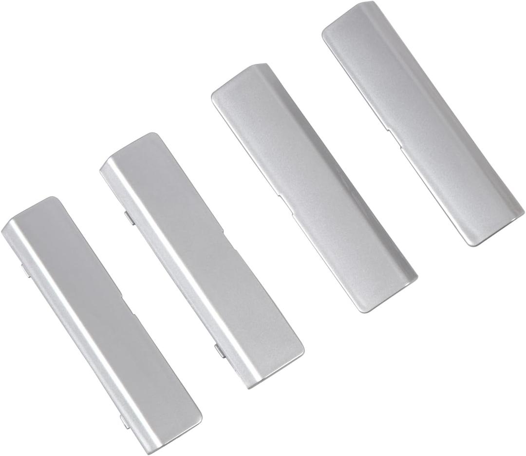 L2R for Toyota Highlander (2020-2024) Roof Rack Rails End Cap Leg Cover Protector Shell Plastic Car Exterior Accessories 4PCS Only Fit OEM Roof Racks (Silver)