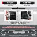 Right Hand WindRed Cone1.75" Garage Door Torsion Spring with Non-Slip Winding Bars & Gloves, Precision Electrophoresis Black Coated, for Replacement, MIN 16,000 Cycles (0.250x1.75''x39'')