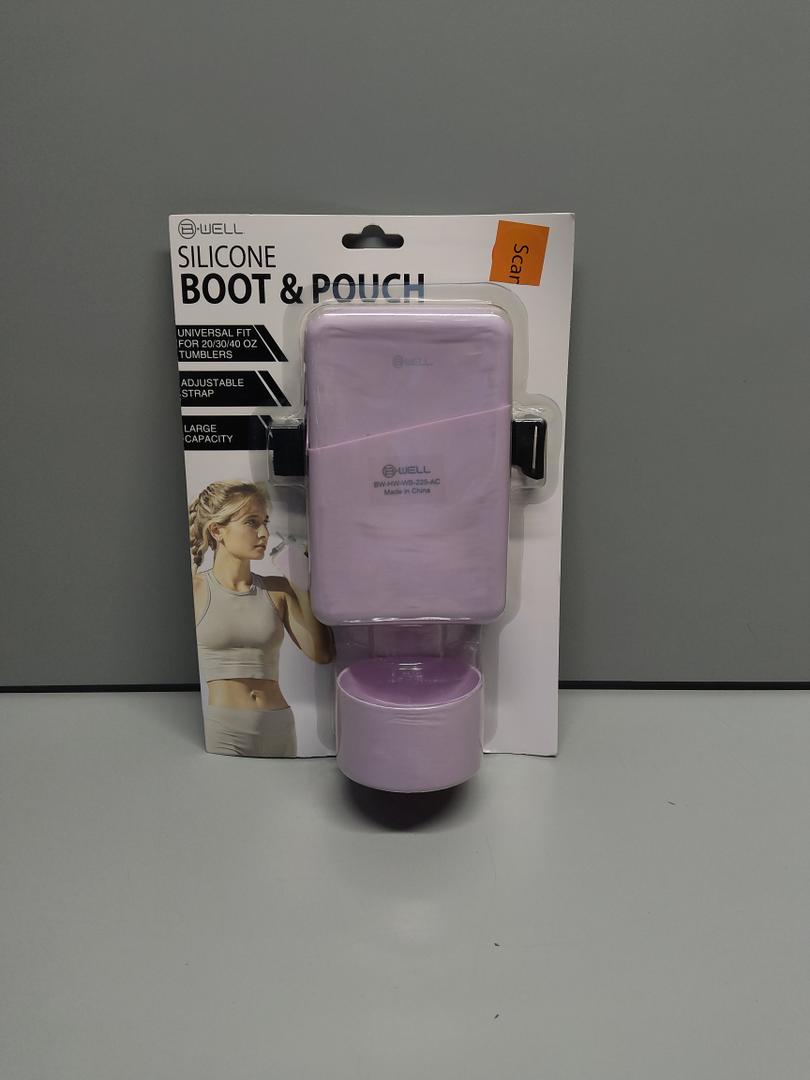 B•WELL Silicone Boot & Pouch. Purple Edition