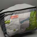 Coleman 45F Double Sleeping Bag, Queen Size XL Tandem Sleep Sack with Big & Tall Design, Zips Apart into 2 Sleeping Bags, Machine Washable