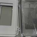 Delamu 2-Tier Multi-Purpose Bathroom Under Sink Organizers and Storage, Stackable Kitchen Pantry Organization, Pull Out Medicine Cabinet Organizer with Movable Dividers, White, 2 Pack