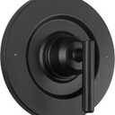 T2901BL Shower Handle Compatible with Moen Gibson Posi-Temp Valve Trim Kit, Matte Black Shower Compatible with Moen Gibson Posi-Temp Shower/Tub 2510/2520/2570/2590 Pressure balanced Valves